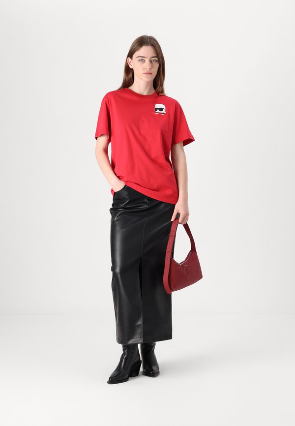 IKON PEAK A BOO - Print T-shirt - scarlet sage2