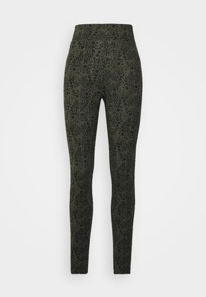 Leggings - Trousers - khaki mix