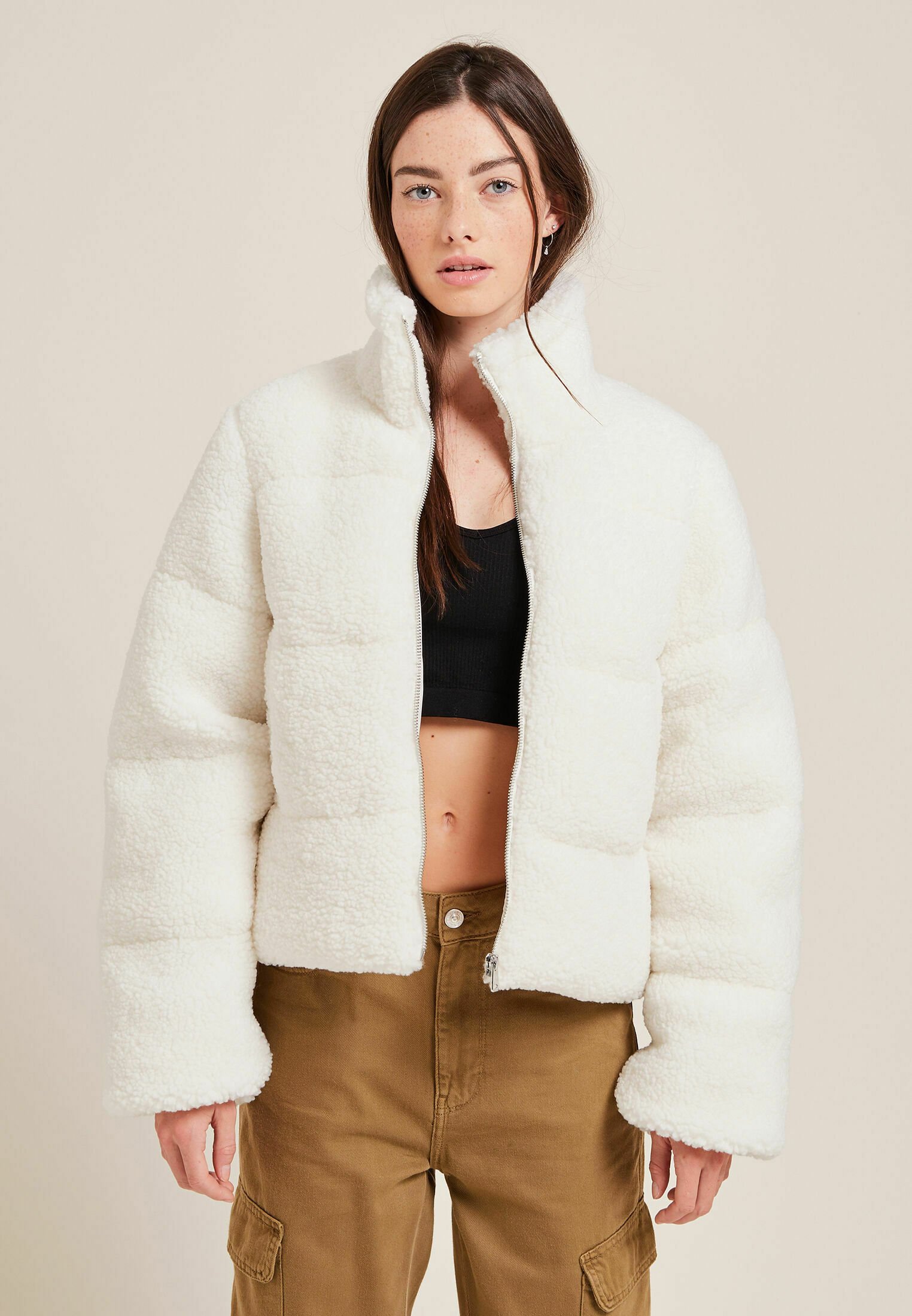Pimkie KURZER - Winterjas - weiß/wit - Zalando.nl