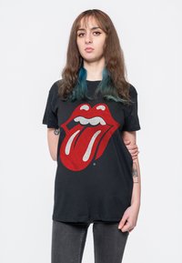 Paradiso Clothing THE ROLLING STONES CLASSIC TONGUE - Print T-shirt - black