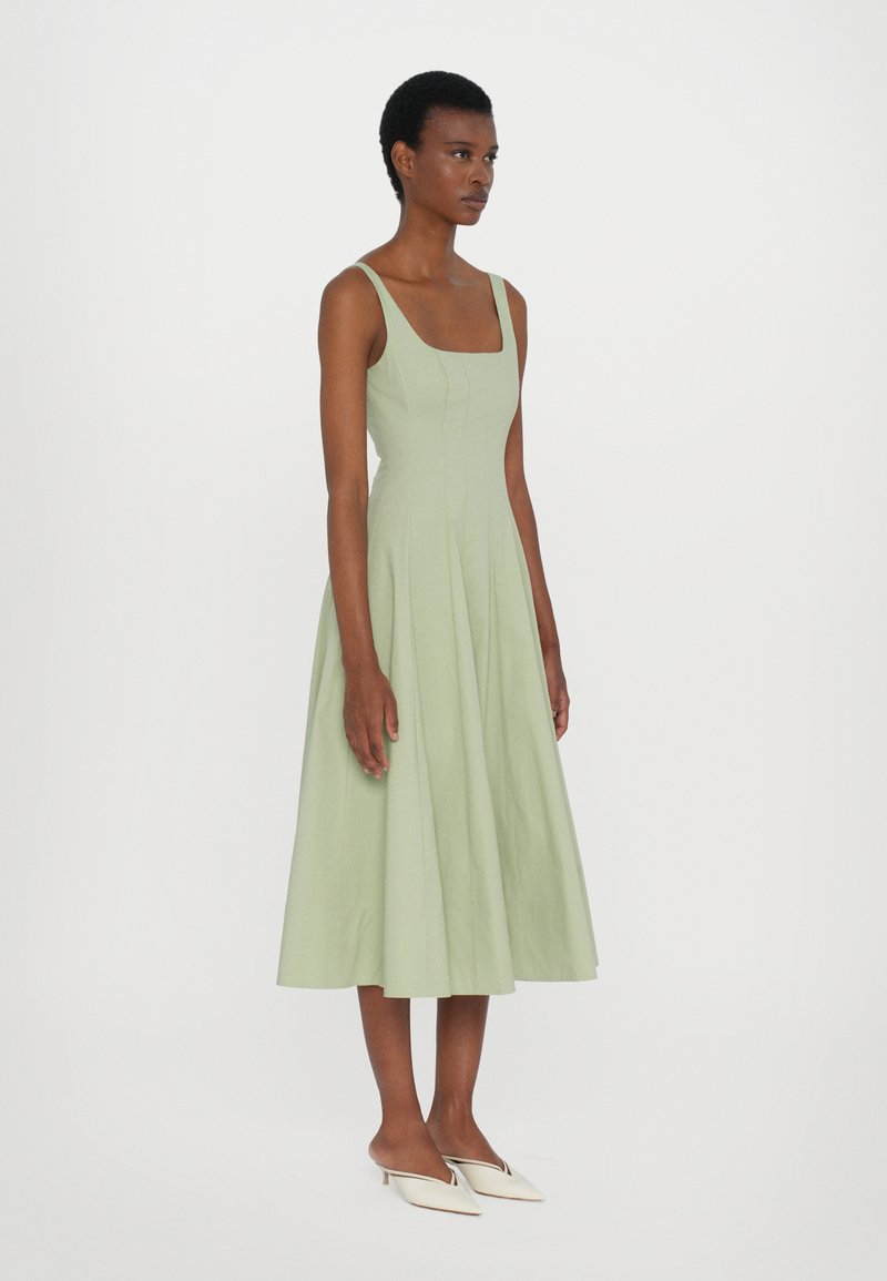 STAUD WELLS DRESS - Day dress - pale jade/light green - Zalando.ie STAUD WELLS DRESS - Day dress - pale jade/light green - Zalando.ie