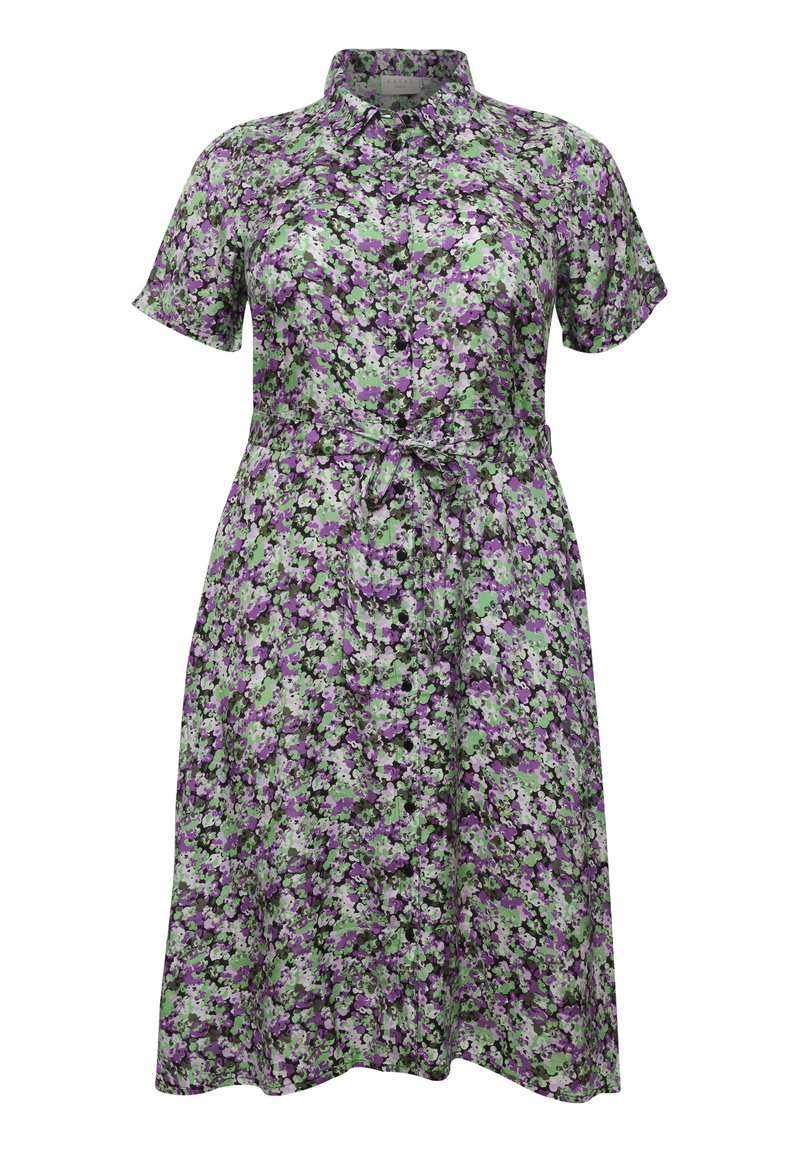 Kaffe Curve Blousejurk groen Kaffe Curve Blousejurk groen