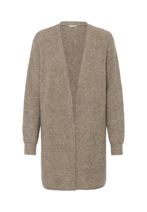 Strickjacke - beige melange