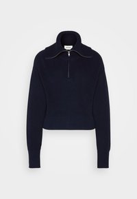 Monki Stickad tröja - dark blue