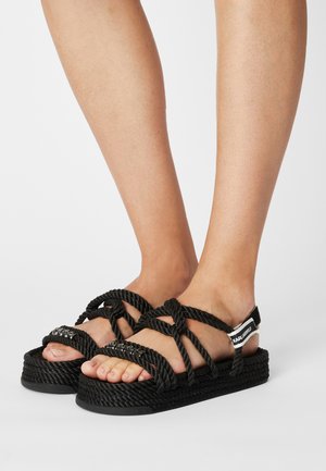 RAPALLA ROPE - Platform sandals - black