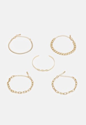5 PACK - Bracelet - gold-coloured