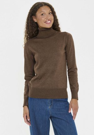 ROLLNECK - Svetr - fondue fudge melange
