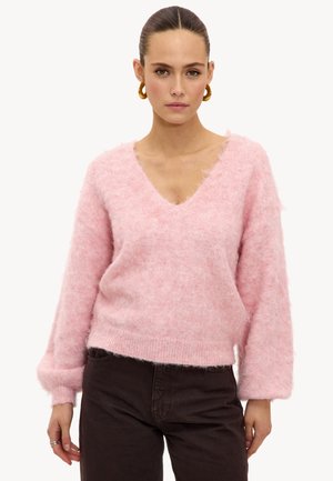 NEVER LETTING GO - Pullover - melange   pink light