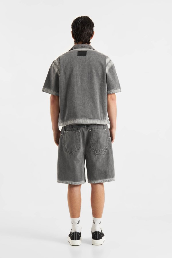 FYORI UNISEX - Denim shorts4