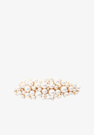 BARETTE - REGULAR FIT - Hair Styling Accessory - pearl white