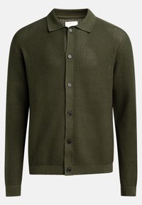 SANTANA KNIT BOXY FIT - Cardigan - rifle green