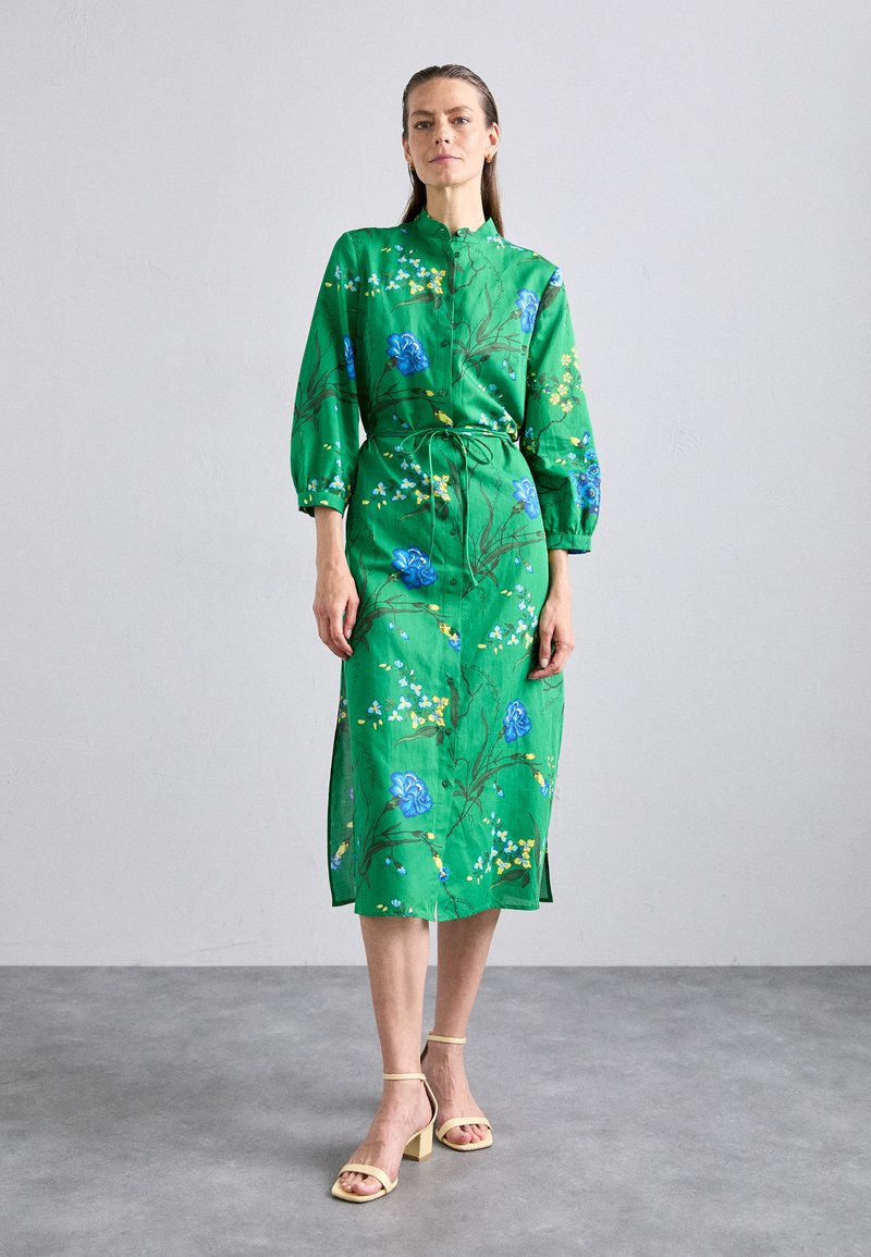 green emerald velvet dress The Ultimate Onyeka African Print Shirt Dress Green Ankara Dress Cloth –  Dovetailed