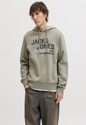 Jack & Jones Φούτερ με κουκούλα - vetiver
