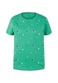Unselected, green navy heart design