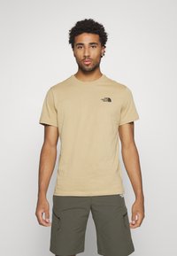 The North Face SIMPLE DOME TEE - T-shirts print - khaki stone
