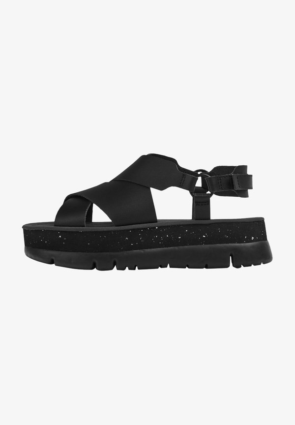 ORUGA UP - Platform sandals - schwarz