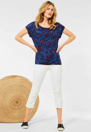 Print T-shirt - blau