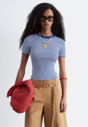 & OTHER STORIES, T-shirt imprimé - blue white