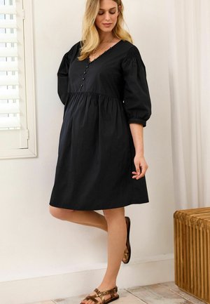 MATERNITY NURSING SMOCK DRESS - Kasdienė suknelė - black