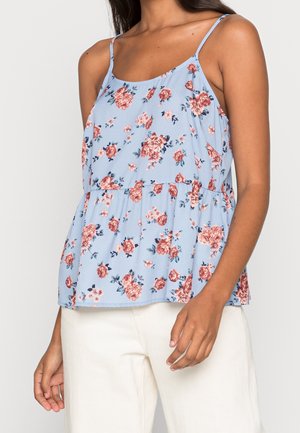 Pieces, Top - light blue