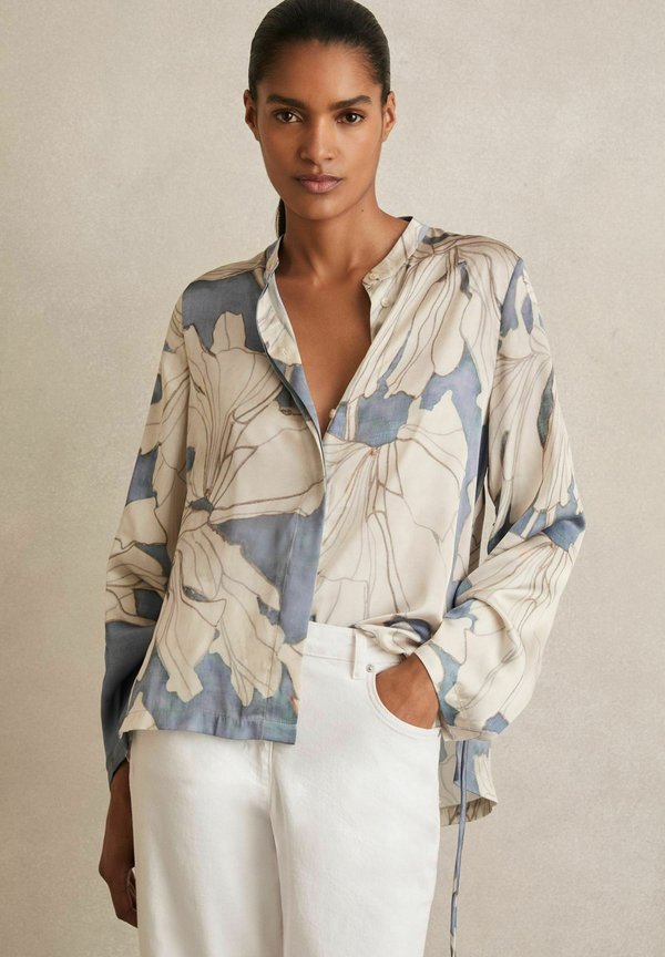 GIGI FLORAL GATHERED CUT OUT - Hemdbluse