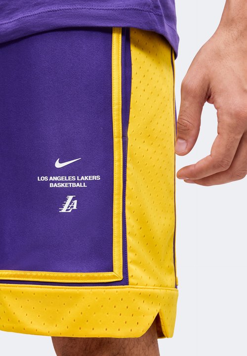 Nike NBA LOS ANGELES LAKERS LAL PRO SHORT - Club wear - field purple/amarillo — foto 6