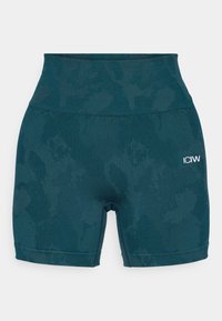 CAMO SEAMLESS SHORTS - Leggings - dark teal