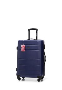 WITTCHEN LUGGAGE SET WITH WASH BAG AND TAG FROM ABS - Valise à roulettes - dark blue