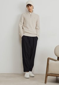 GANT CASUAL HALF  - Strickpullover - light beige melange