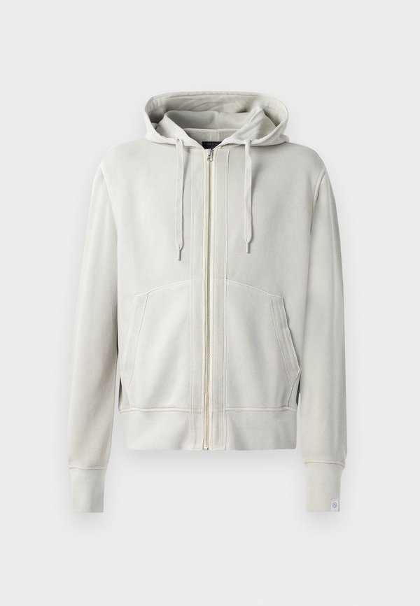 CARLIN TAPED  - Zip-up sweatshirt - stone4