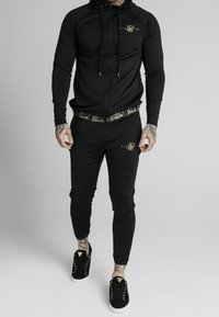 SIKSILK Sudadera con cremallera - black