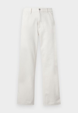 Carhartt WIP, SINGLE KNEE SMITH - Τζιν εργασίας - white rinsed