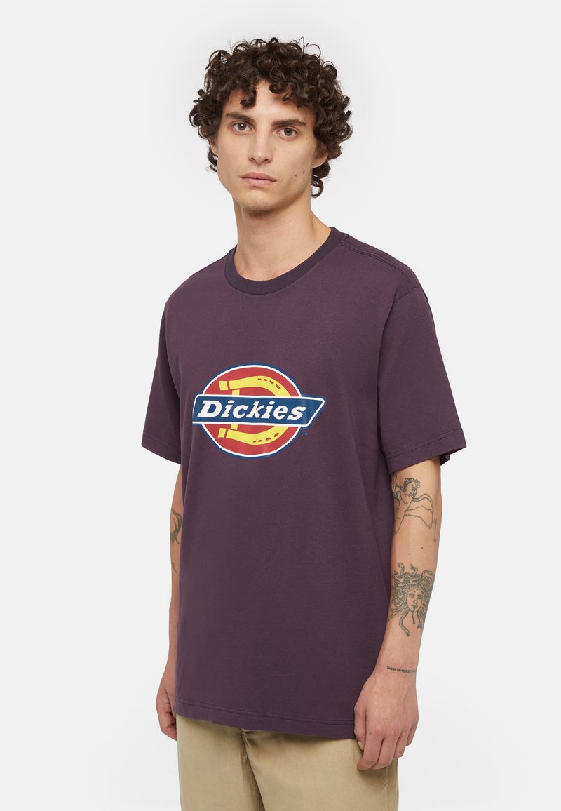 Dickies ICON LOGO TEE - Triko s potiskem - plum perfect