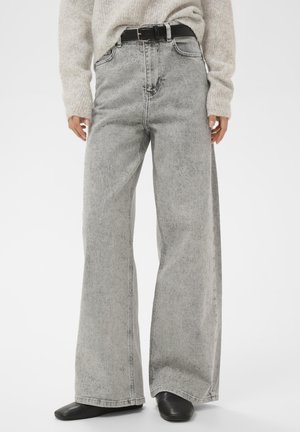 AALIAIW - Jeans Relaxed Fit - grey shattered stones