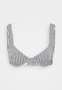 WAVE CHECK - Gornji dio bikinija - black pebble
