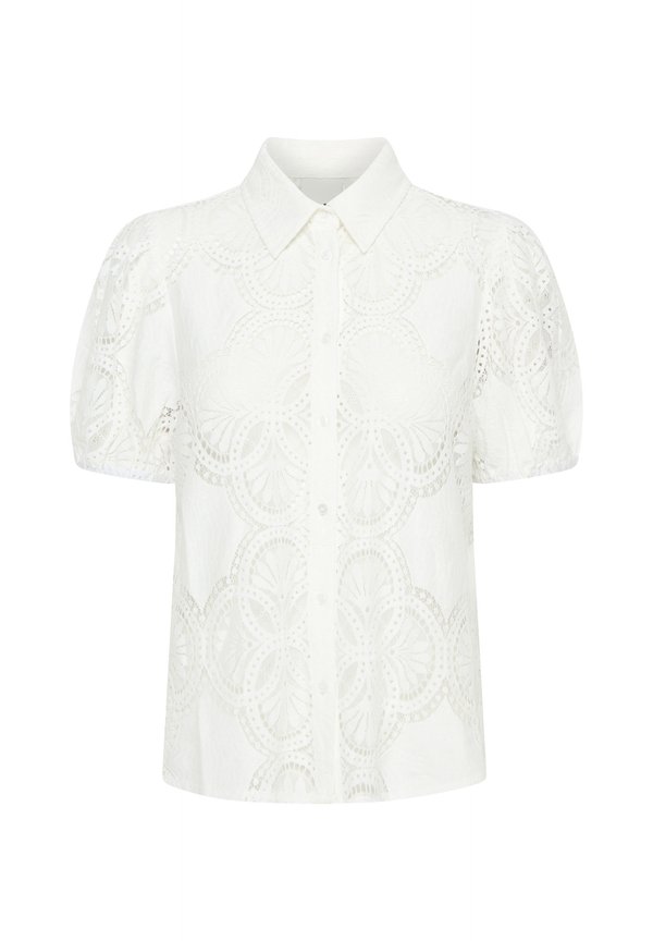 IHSILJA - Button-down blouse - cloud dancer3