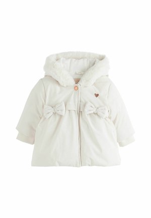 Next HOODED PUFFER - REGULAR FIT  - Vinterfrakke - white bows