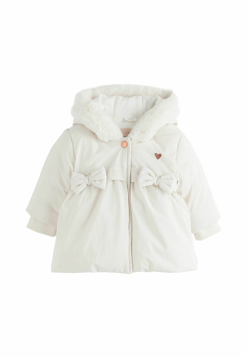 Next HOODED PUFFER - REGULAR FIT  - Wintermantel - white bows