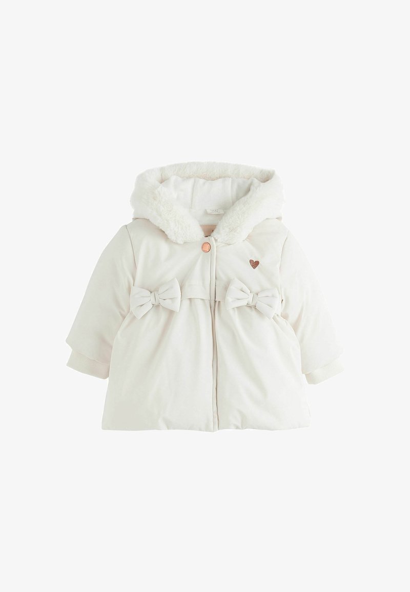 Next HOODED PUFFER - REGULAR FIT - Wintermantel - white bows