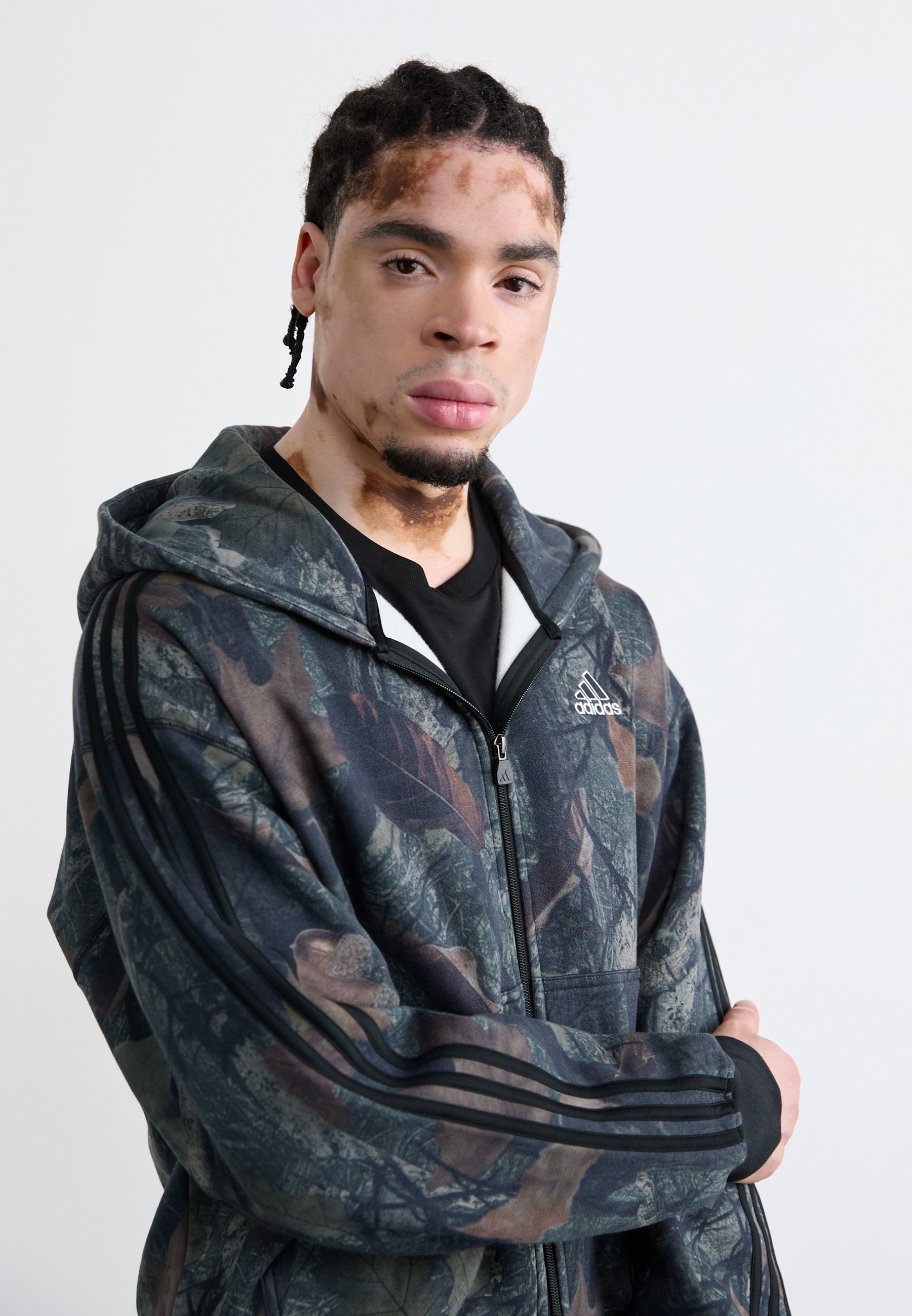 adidas Originals Zip-up sweatshirt - black - Zalando.co.uk
