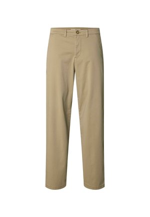 Selected, CHINOS 220 LOOSE FIT - Nohavice chinos - greige
