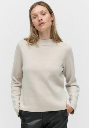 BILLIE SWEATER - Strickpullover - beige melange