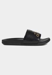 adidas Performance ADILETTE COMFORT - Kummikingad - core black/gold metallic