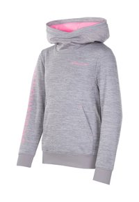 Swedemount LOGO - Felpa con cappuccio - lt grey melange lt pink