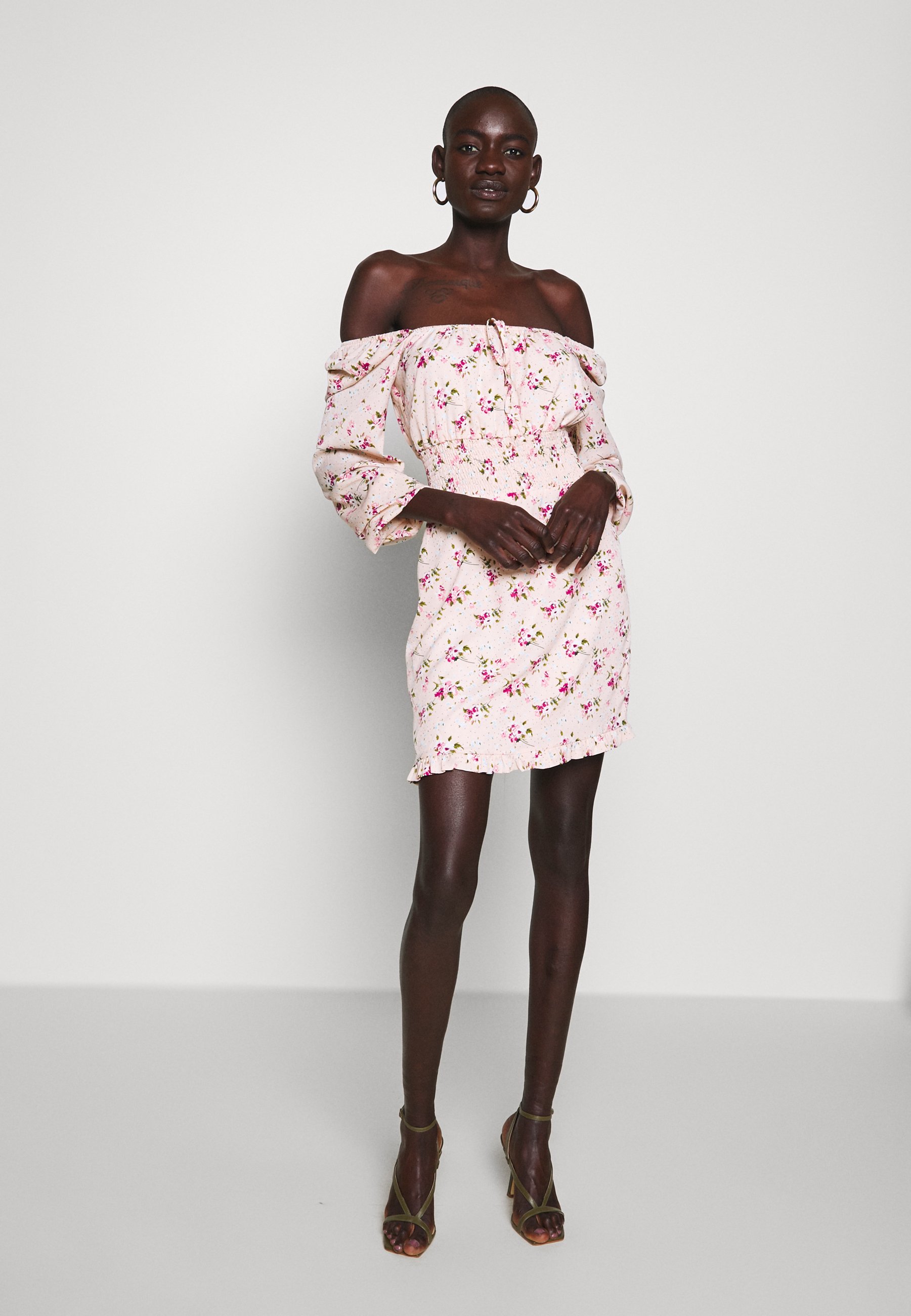 Missguided Tall WAIST MINI DRESS Kjole pink Zalando.no Missguided Tall WAIST MINI DRESS - Kjole - pink
