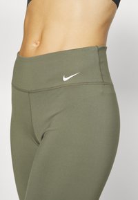 Nike Performance ONE - Leggings - medium olive/white