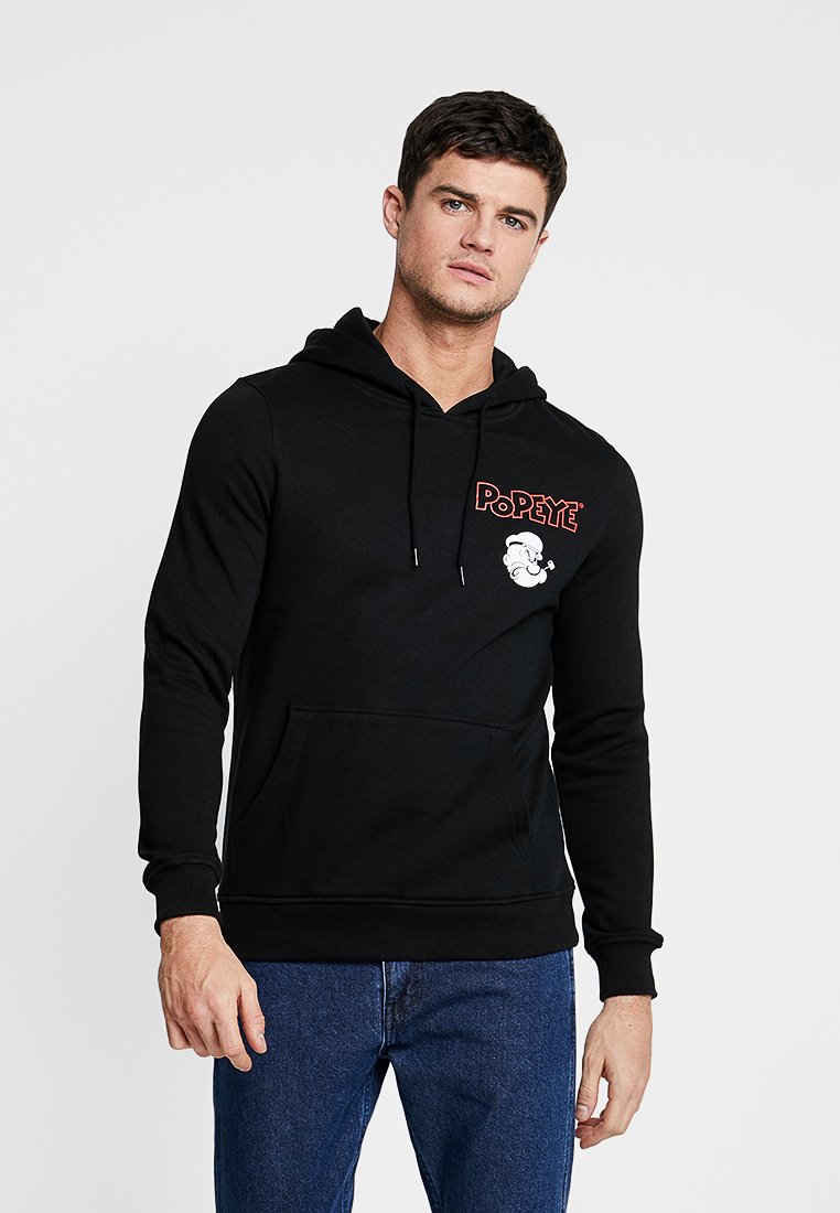 Mister Tee - POPEYE DON'T BRO ME HOODY - Sweat à capuche - black, Agrandir