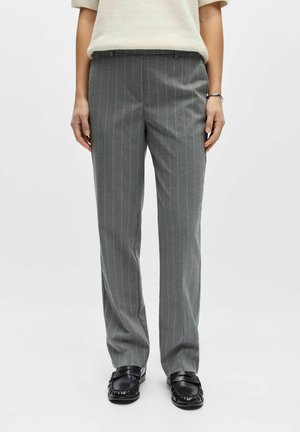 STRAIGHT FIT - Stoffhose - medium grey melange