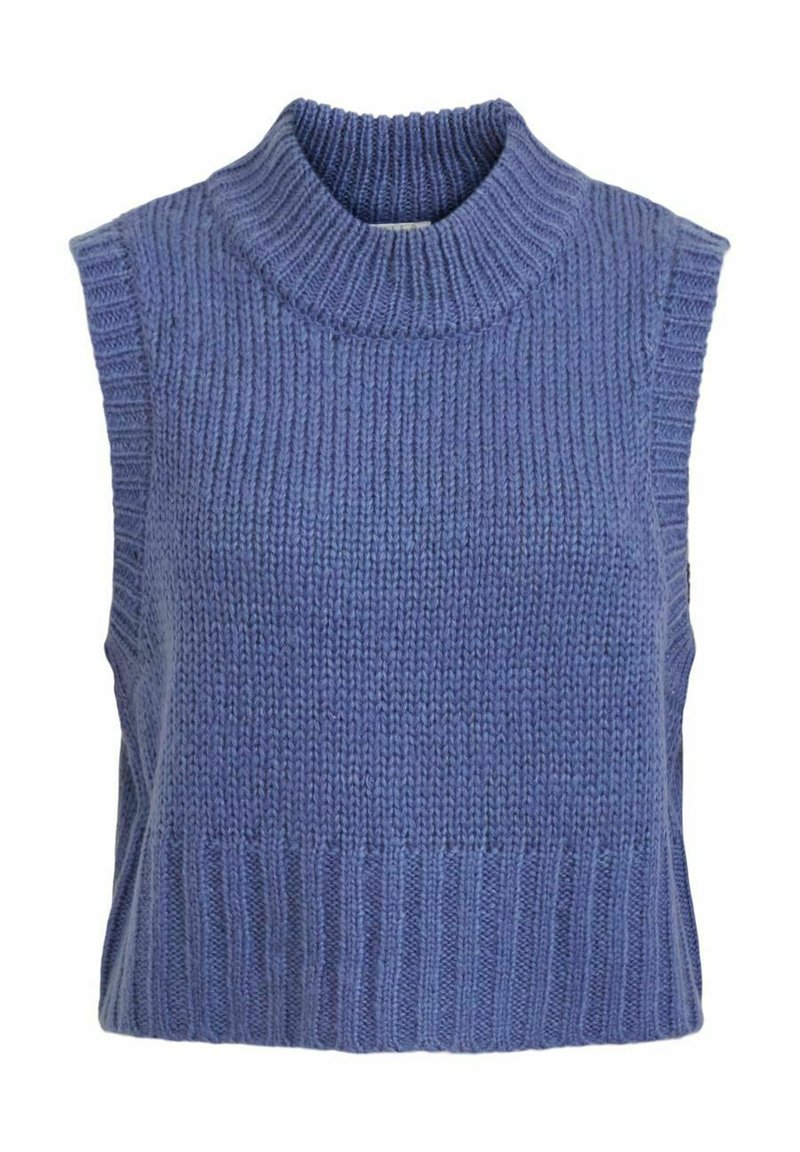 Damen Strickjacken | Vila VINELLE O NECK Strickpullover colony blue/blau - EK33365 Damen Strickjacken | Vila VINELLE O NECK Strickpullover colony blue/blau - EK33365