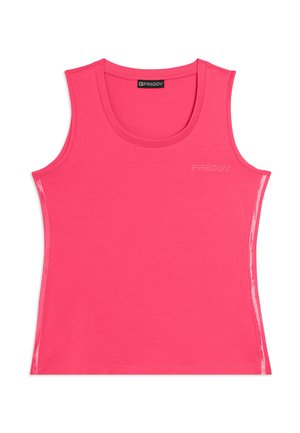REGULAR CON LOGO  E INSERTI ELASTICI - Top - light pink